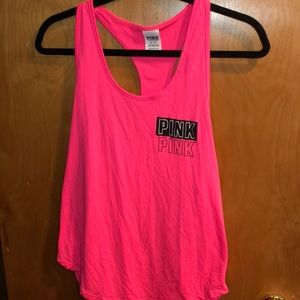 VS PINK Bright Pink Tank Top